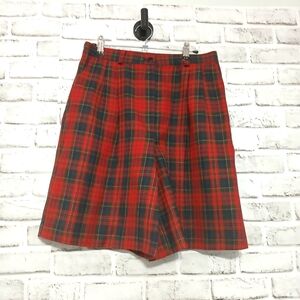 Vintage Requirements Petite Plaid  Shorts Size 10